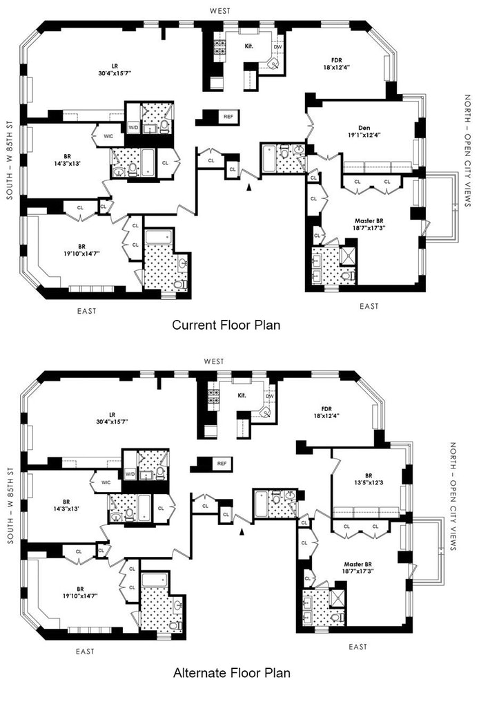 Floorplan for 255 West 85th Street