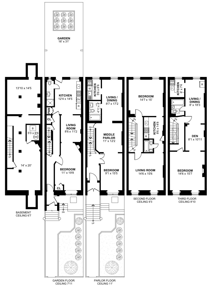 Floorplan for 4 First Place