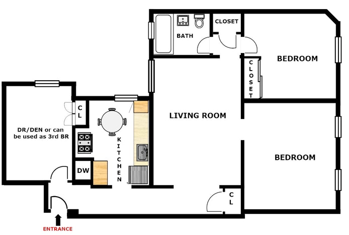 Floorplan for 35 -20 82nd Street, 41