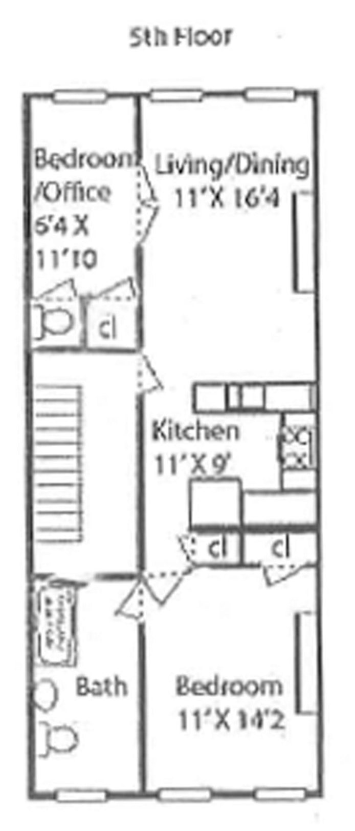 Floorplan for 242 Washington Avenue, 4