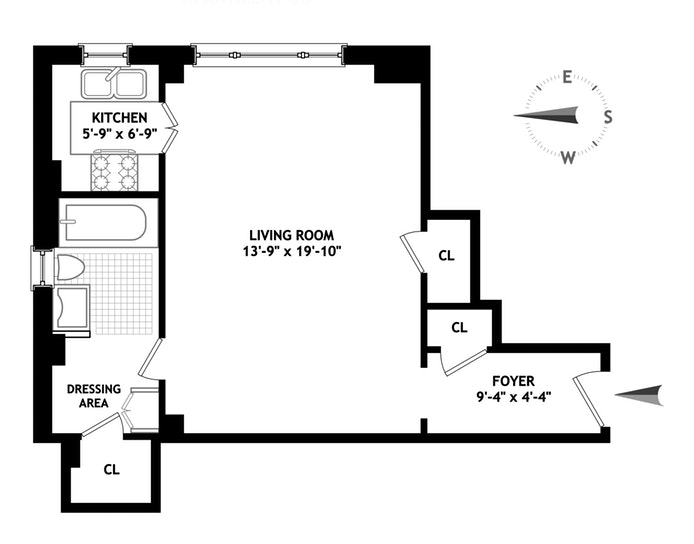 Floorplan for 299 West 12th Street