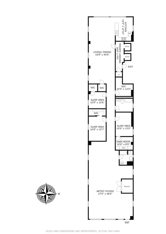 Floorplan for 652 Broadway, 9FLR