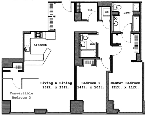 Floorplan for 130 West 19th Street