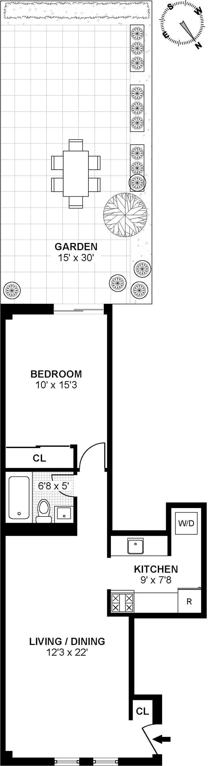 Floorplan for 36 Carroll Street, G