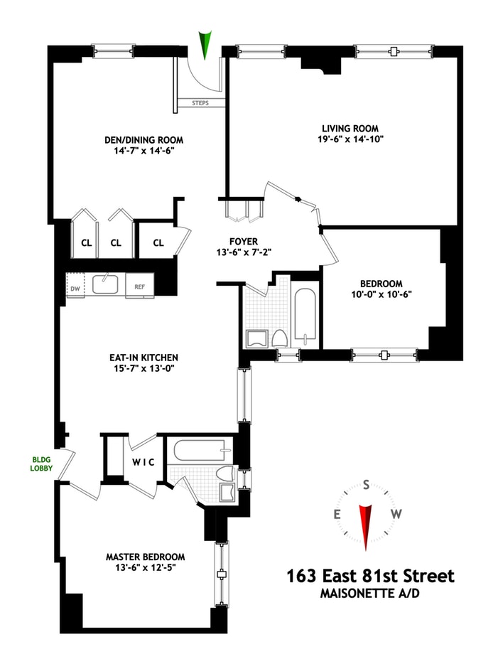 Floorplan for 163 East 81st Street Maisa D