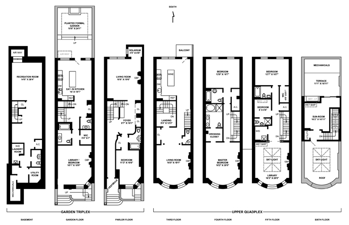 Floorplan for 306 West 77th Street