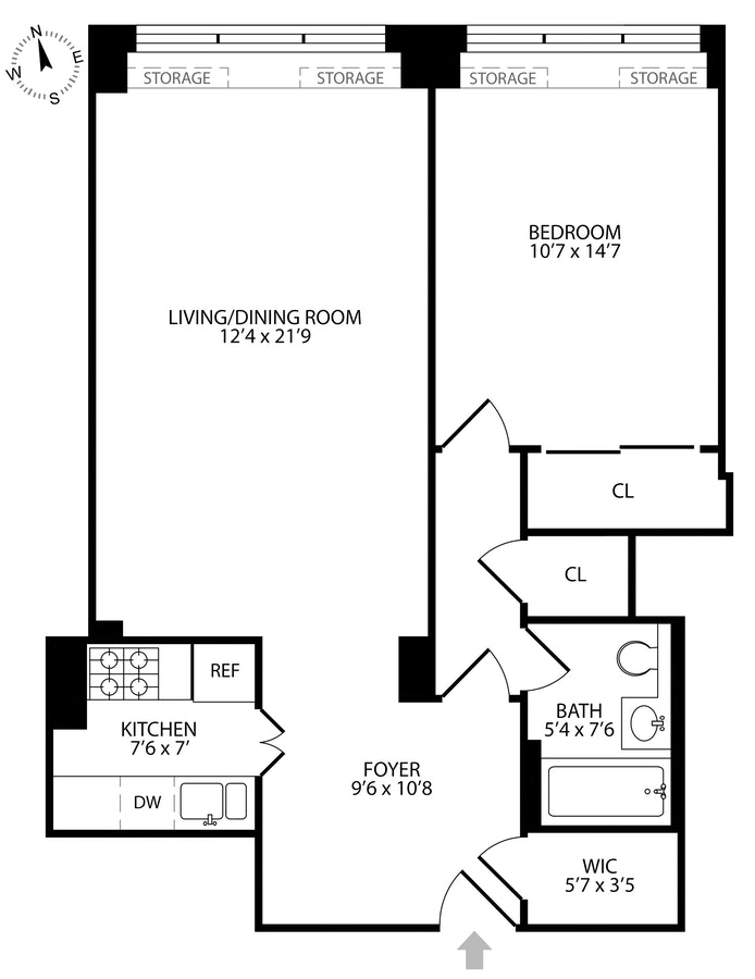 Floorplan for 20 East 68th Street, 11B