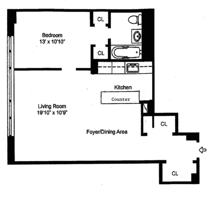 Floorplan for 235 East 87th Street, 12G