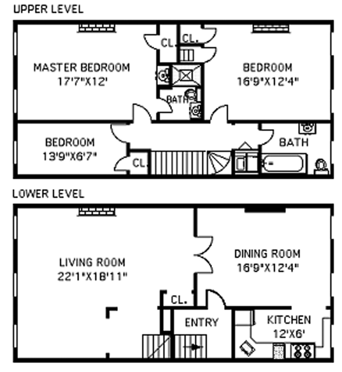 Floorplan for 127 Willoughby Avenue