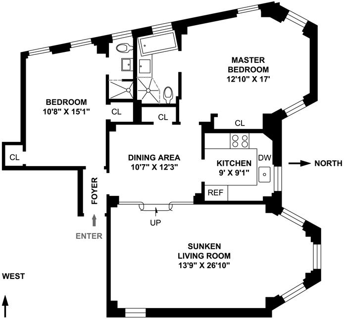 Floorplan for 22 Riverside Drive