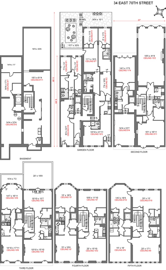 Floorplan for 34 East 70th Street