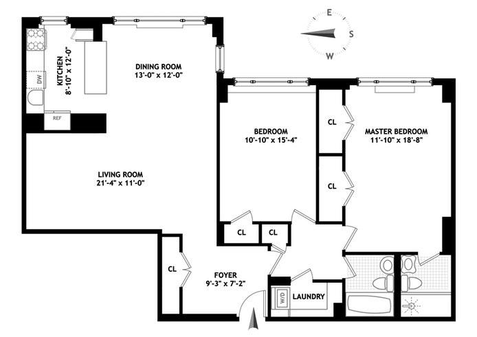 Floorplan for 201 East 79th Street, 6A