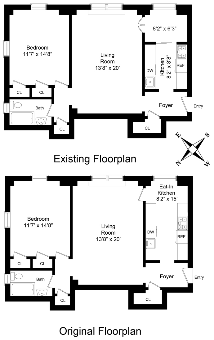 Floorplan for 390 Riverside Drive