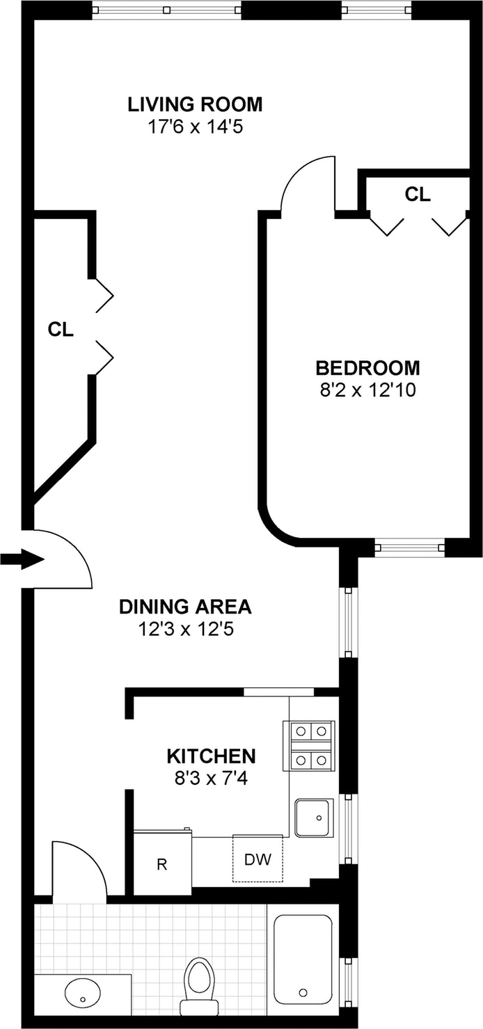 Floorplan for 225 Baltic Street, 1F