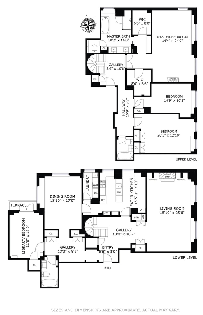 Floorplan for 2 Beekman Place, 10AG/11AB