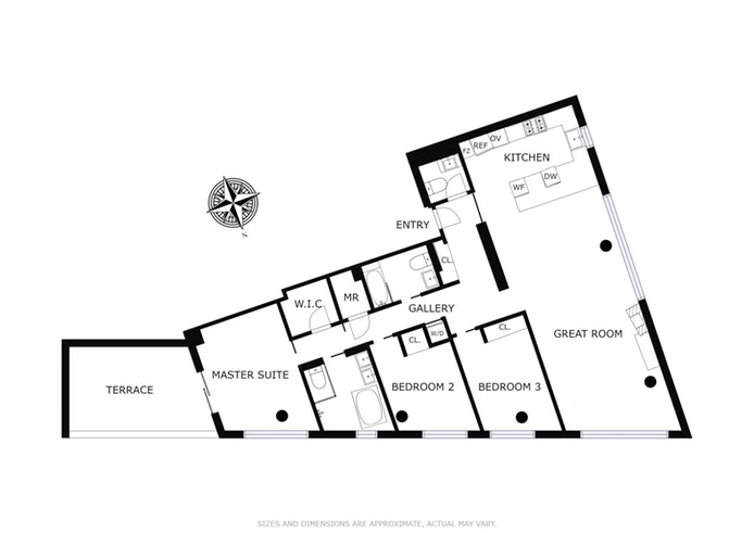 Floorplan for 80 East 10th Street, 2W