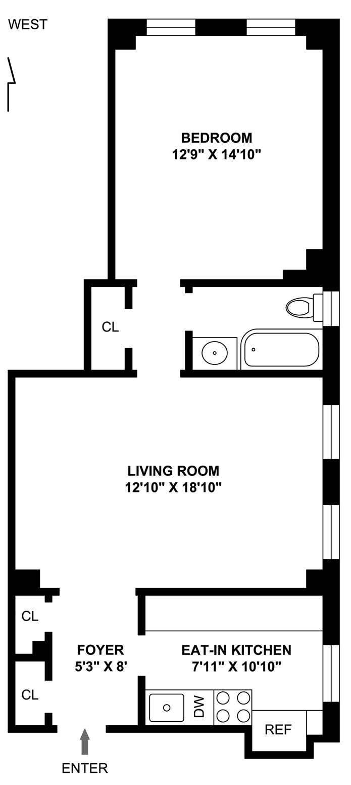 Floorplan for 141 East 3rd Street
