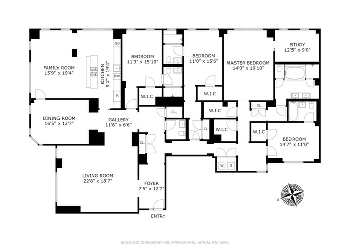 Floorplan for 21 East 61st Street, 6B