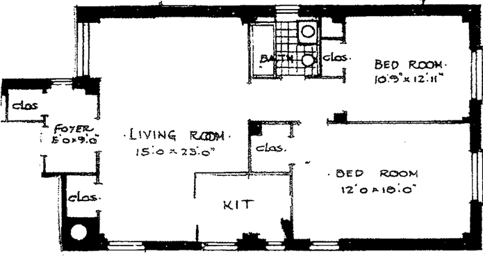 Floorplan for 108 East 66th Street