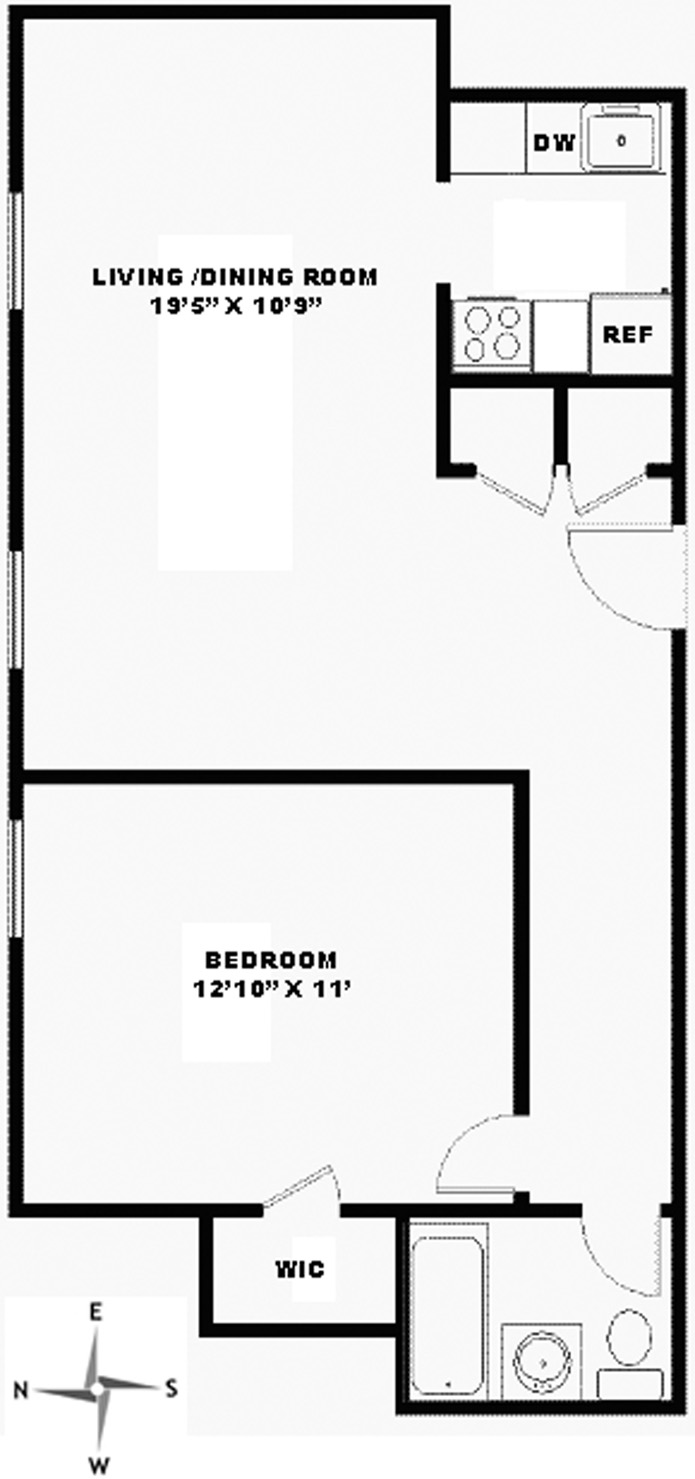 Floorplan for 111 Hicks Street