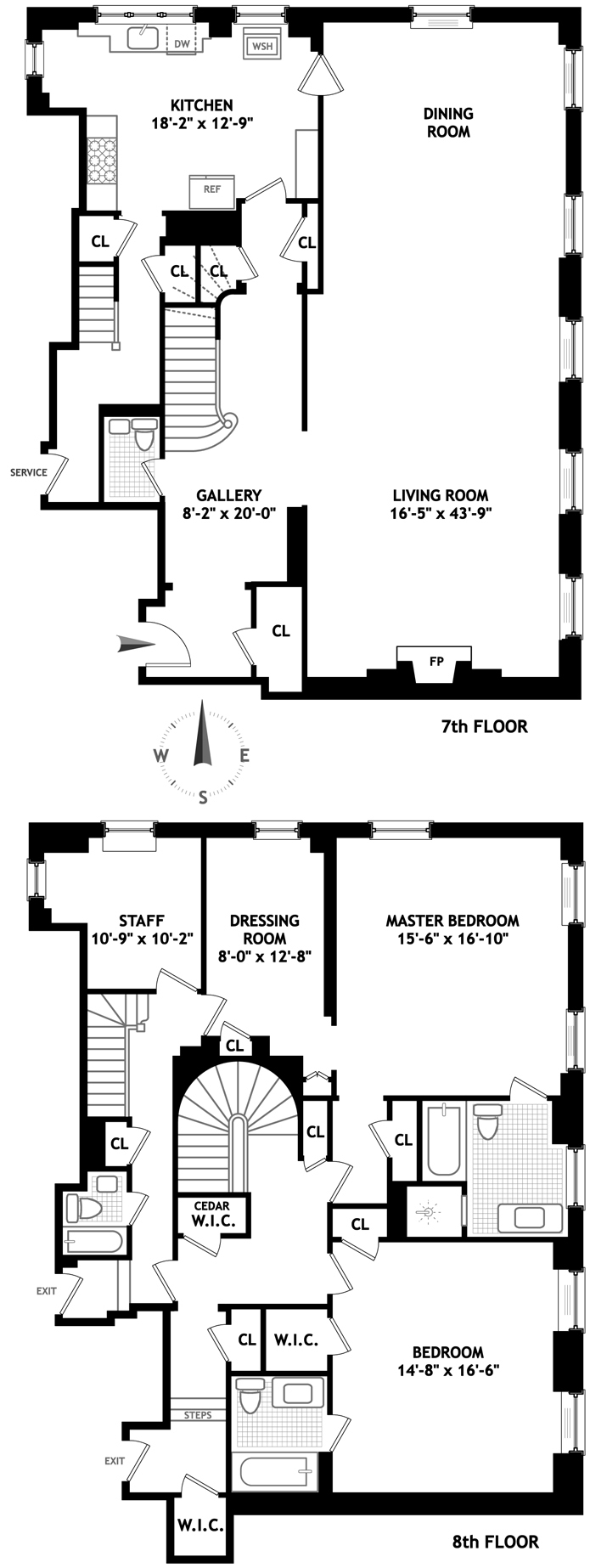Floorplan for 19 East 72nd Street
