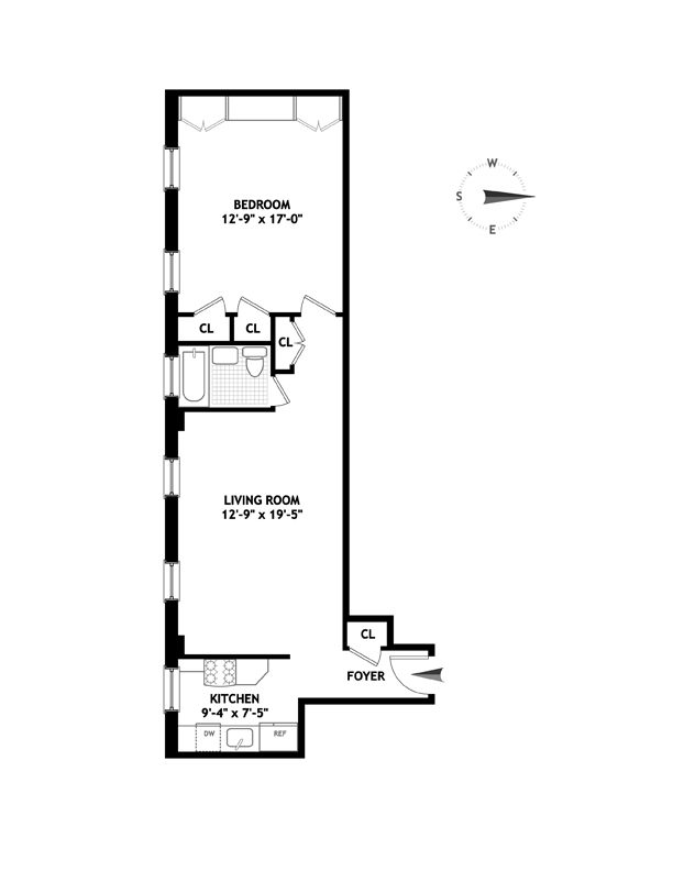 Floorplan for 15 East 10th Street