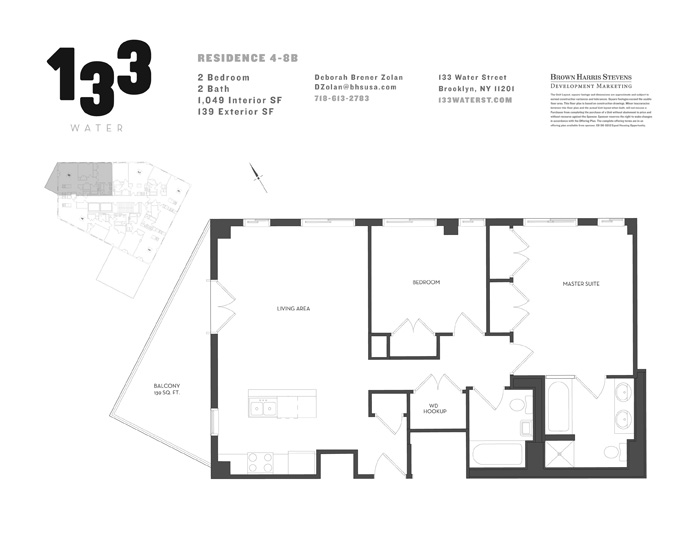 Floorplan for 133 Water Street, 8B
