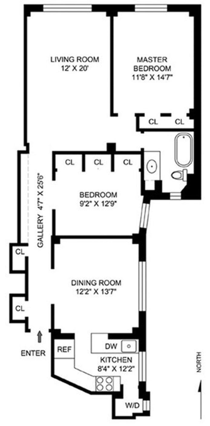 Floorplan for 40 West 84th Street