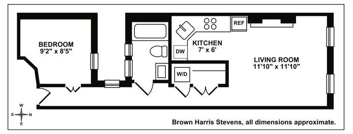 Floorplan for 264 West 22nd Street, 6