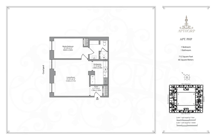 Floorplan for 390 West End Avenue, PHP