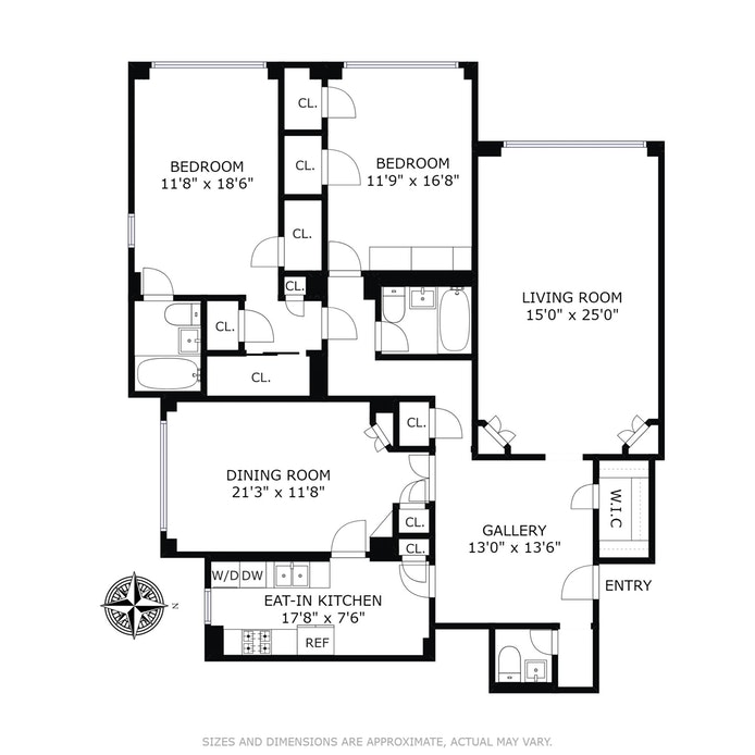 Floorplan for 35 East 75th Street, 8C