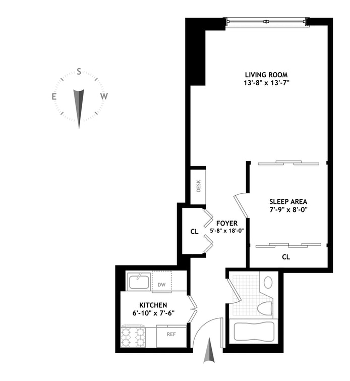 Floorplan for 200 East 69th Street, 3S