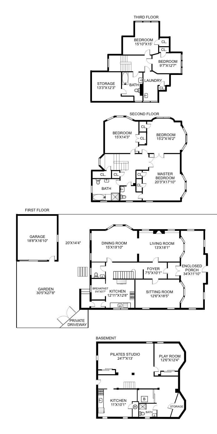 Floorplan for 2687 Bedford Avenue