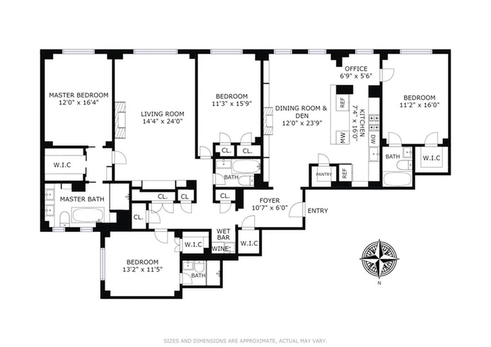 Floorplan for 225 East 73rd Street, 3BC