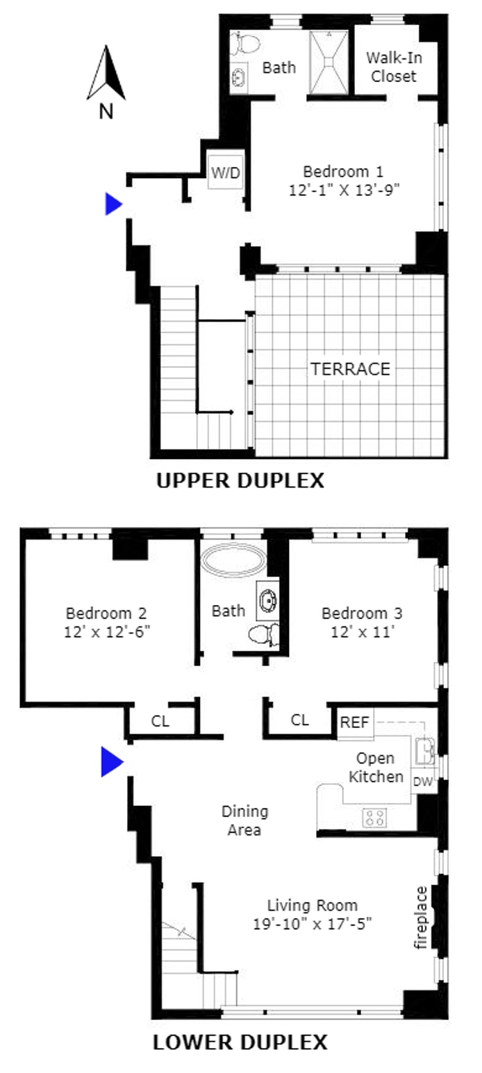 Floorplan for 106 West 116th Street, PH2B