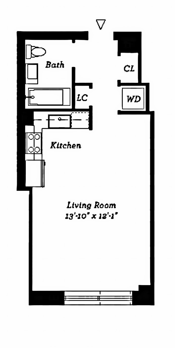 Floorplan for 2280 Frederick Douglass B, 3G