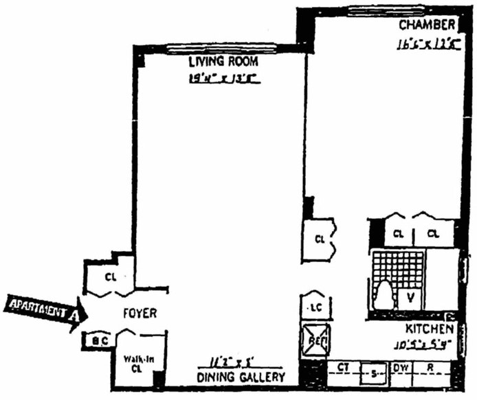 Floorplan for 10 West 66th Street, 14A