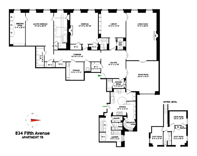 Floorplan for Fifth Avenue