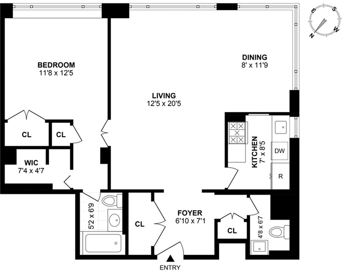 Floorplan for 160 East 65th Street, 28F