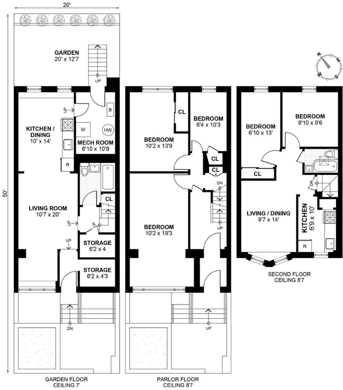 Floorplan for 1657 84th Street