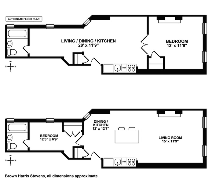 Floorplan for 220 East 82nd Street, 2FW