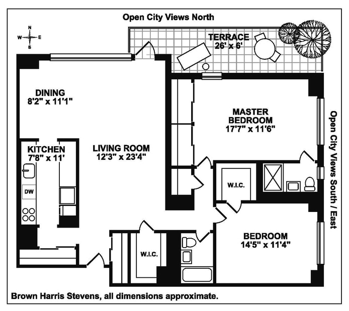 Floorplan for 140 West End Avenue, 24N