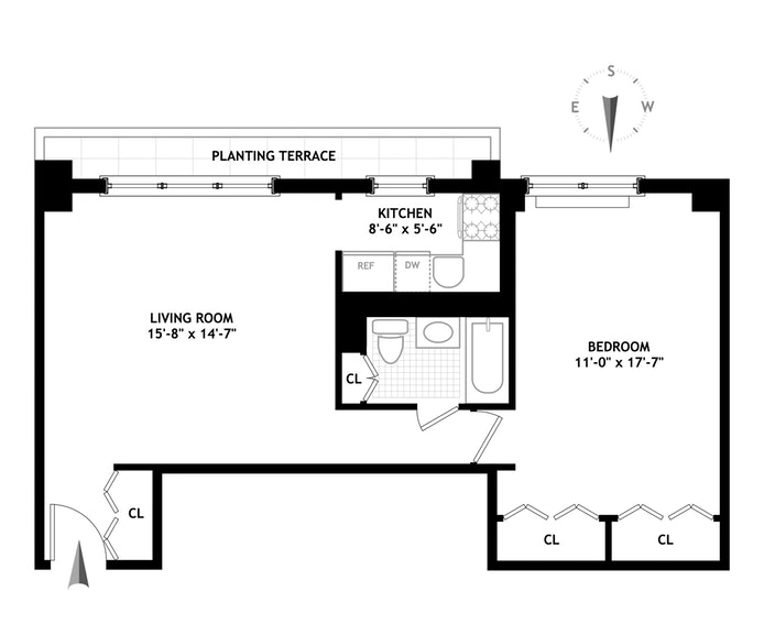 Floorplan for 345 East 86th Street