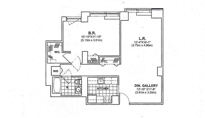 Floorplan for 215 East 96th Street, 31A