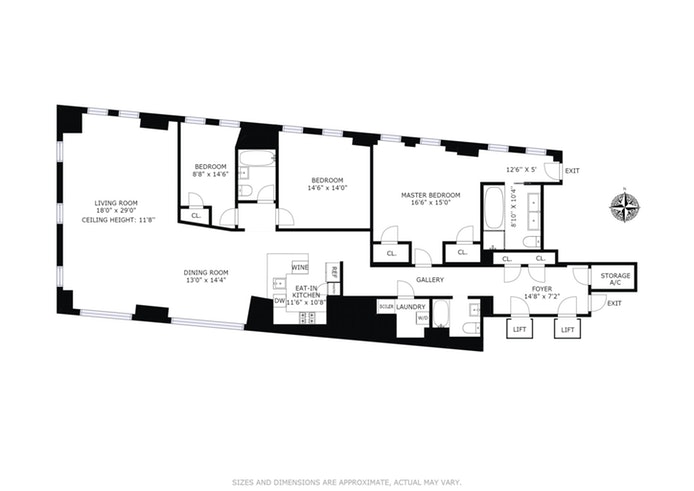 Floorplan for 33 Rector Street, 11FL