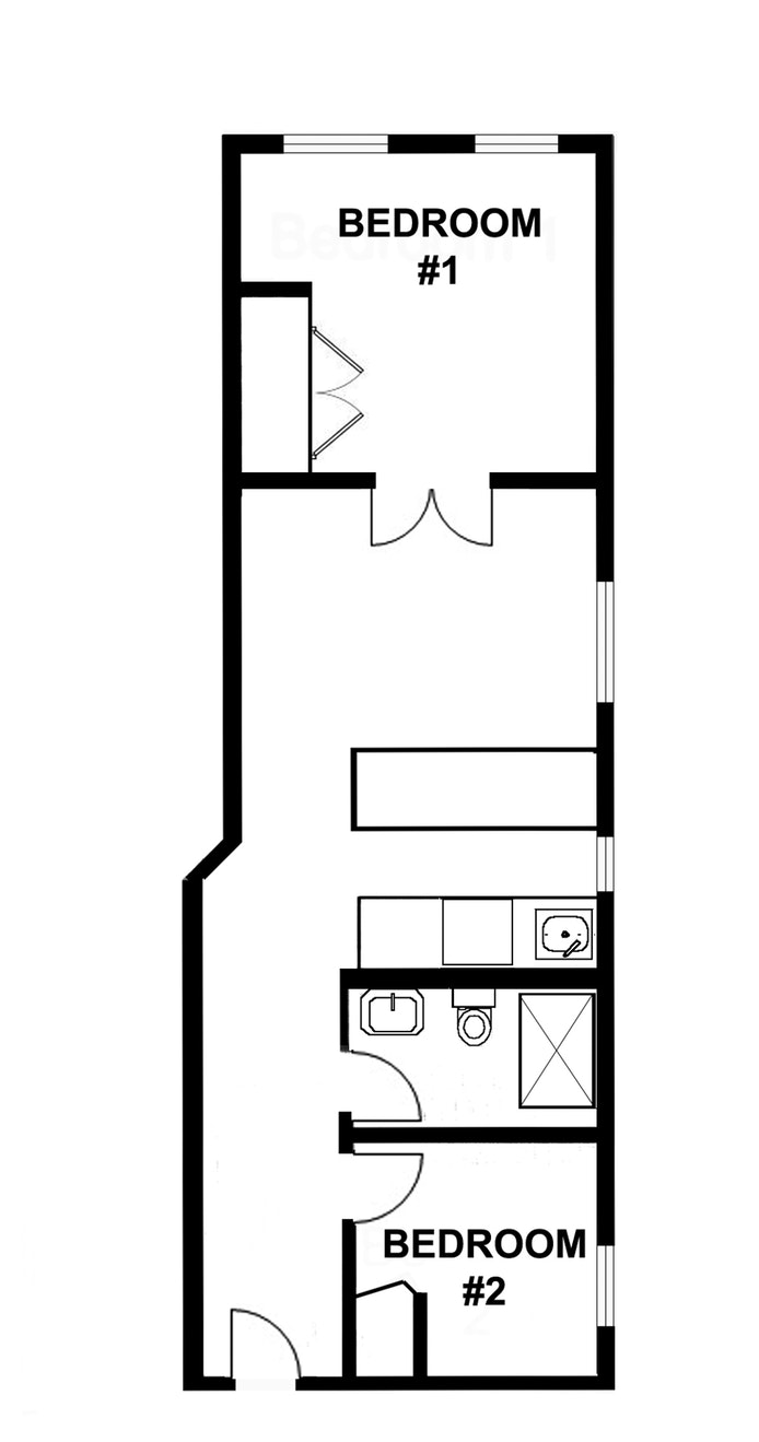 Floorplan for 65 West 107th Street, 1C