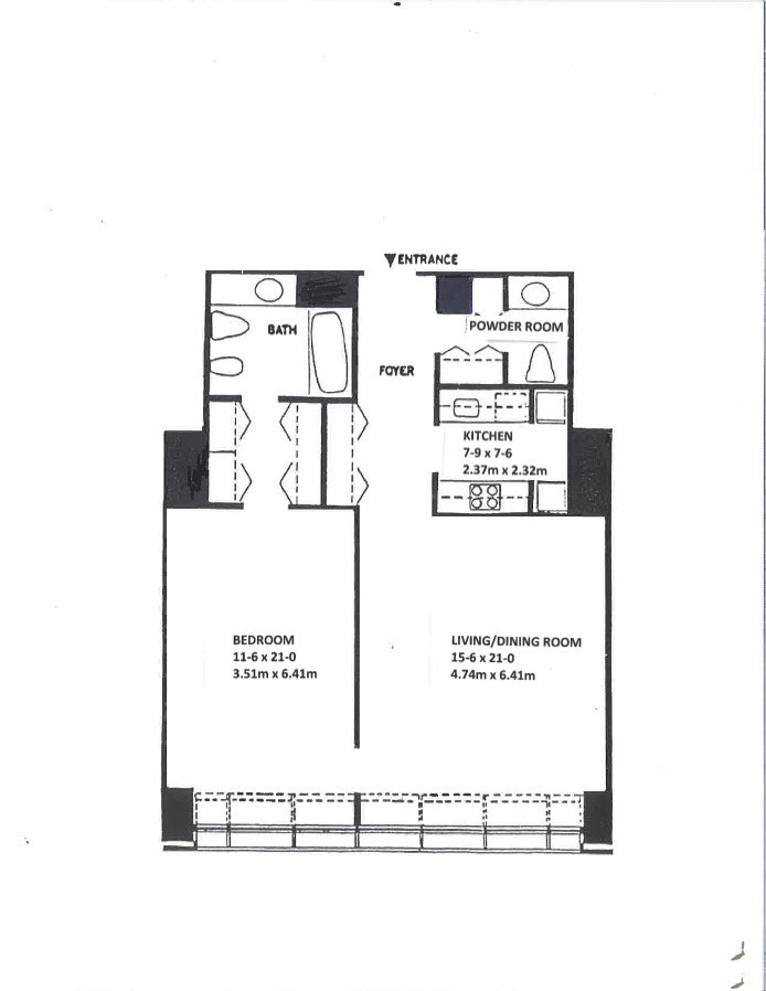 Floorplan for 15 West 53rd Street, 13C