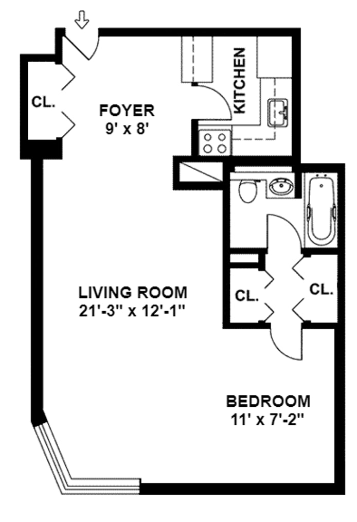 Floorplan for 300 East 40th Street, 30A