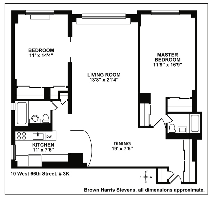 Floorplan for 10 West 66th Street