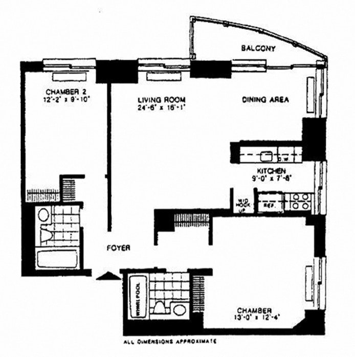 Floorplan for 300 East 85th Street, 2103